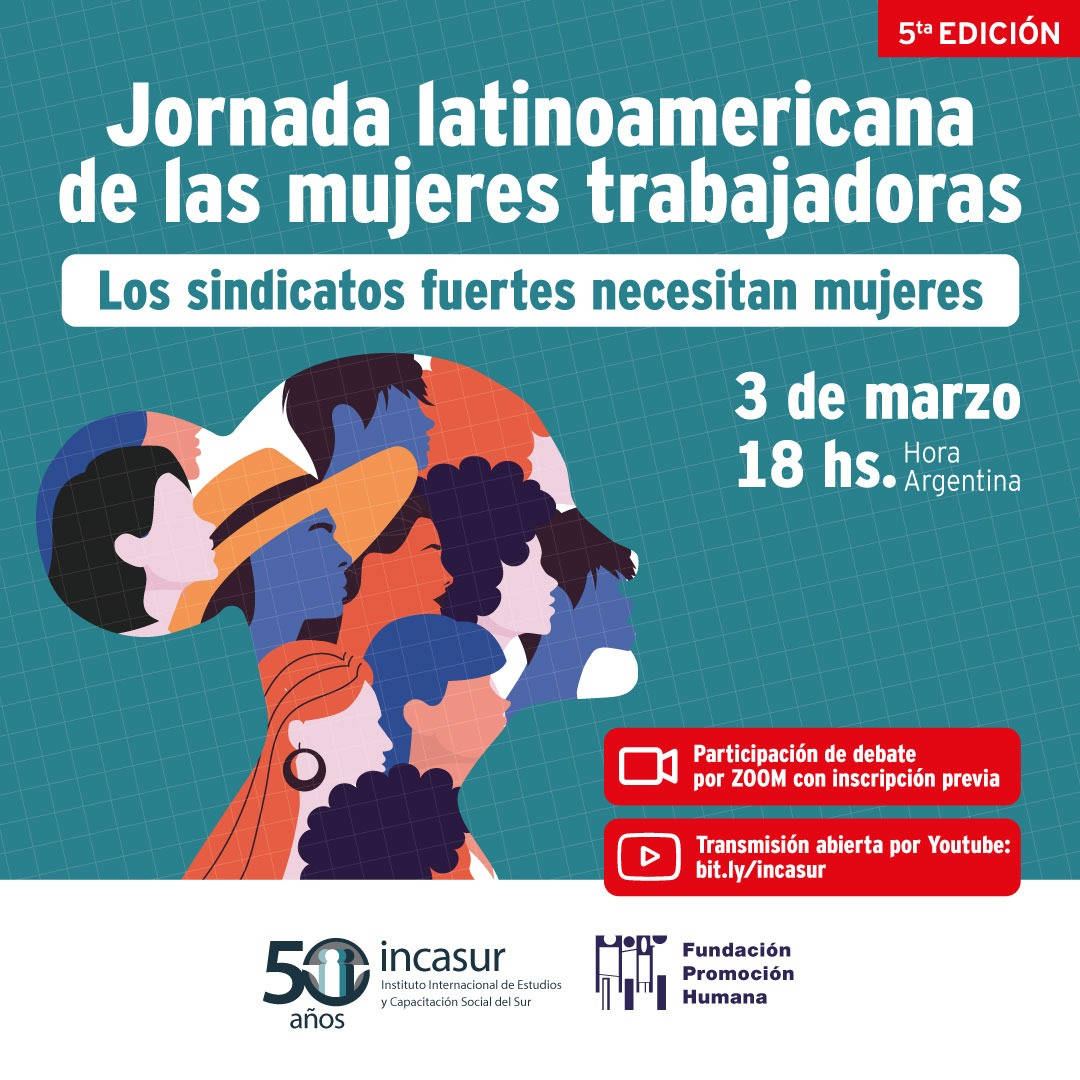 5ta edición de la Jornada latinoamericana de las mujeres trabajadoras